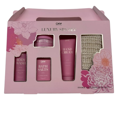 OXX Bodycare LUXURY SPA SET - ROSE & SANDALWOOD SCENTED 