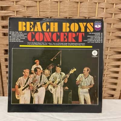 The Beach Boys Album Beach Boys Concert Vinyl Record Collectable 