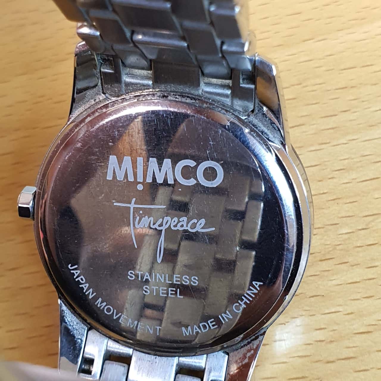 mimco silver watch
