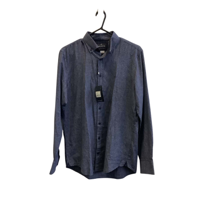 BNWT Daniel Hechter Men's Size M Long Sleeve Shirt Navy Blue 