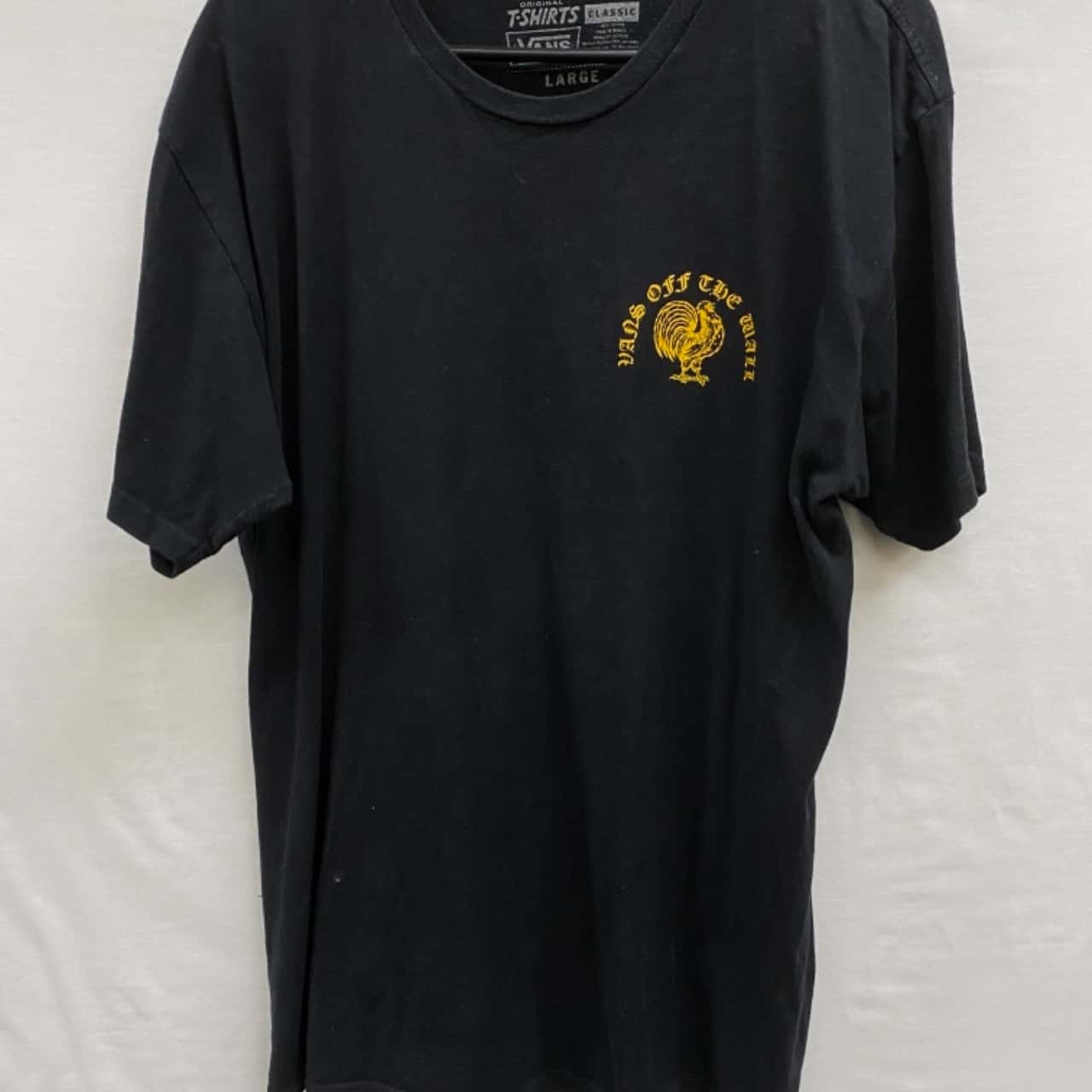 vans t shirt large