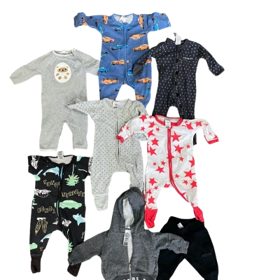 Baby Clothes x 8 Bundle 0-3 Months, Size 000 Multicoloured 