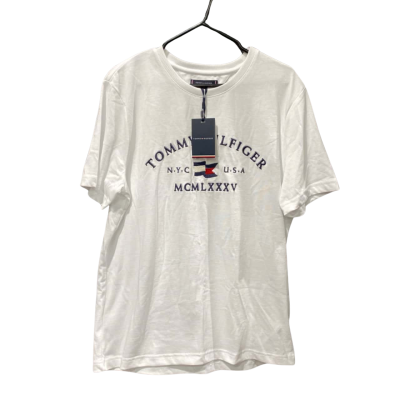 Tommy Hilfiger Mens  Size L White Nautical Arch T-Shirt