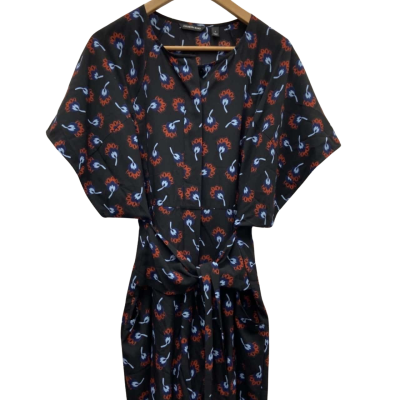 Country Road Short Sleeve Jumpsuit Black  