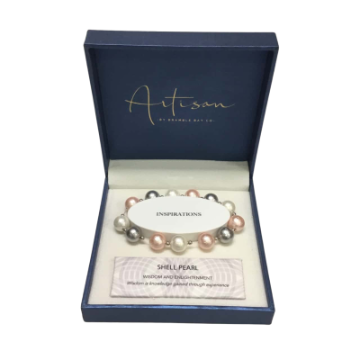 Bramble Bay Shell Pearl Bracelet - Brand New In Box