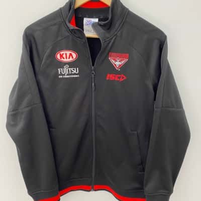 AFL Kids  Size 14 zipper Jacket Black  / Red. Bombers