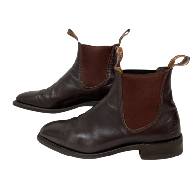 R.M.Williams Dark Brown Boots Size 7G HCF (Size men’s 8, EUR 40.5, Ladies 10) 
