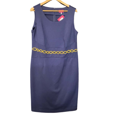 Together Size 46 Navy Dress