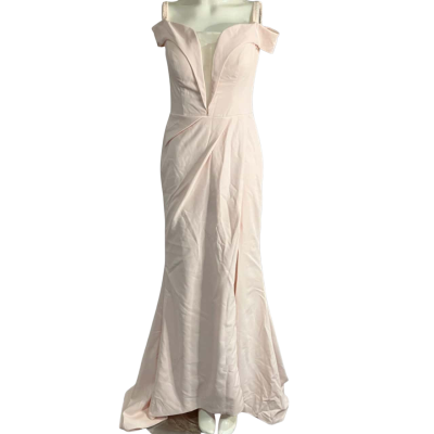 Hebos Womens  Size S Peach Long Dress