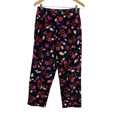 Princess Highway Womens  Size 10 Corduroy Pants Floral Print 