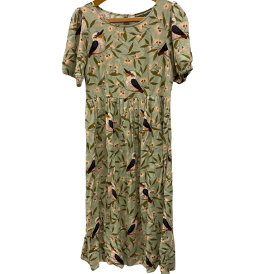 Princess Highway Womens  Size 10 Short Sleeve Dress  Green 