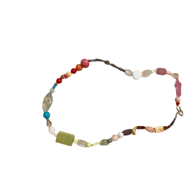  Womens Necklace Multicoloured Stone