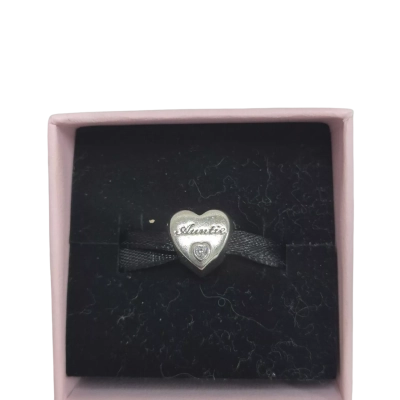 Pandora - Womens - Auntie, Love heart charm 