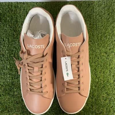 Lacoste Mens  Size 12 leather court shoes