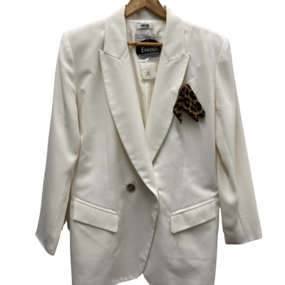 Events Womens  Size 16 PURE MICROFIBRE Suit Jacket Cream 