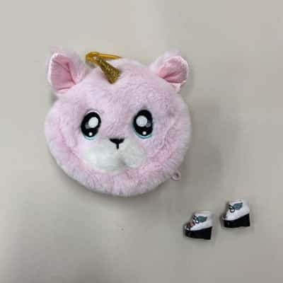 MGA Na! Na! Na! Surprise Britney Sparkles Unicorn Pom Purse and Pairs of Shoes