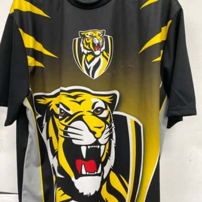 Richmond AFL Mens  Size XXL Jersey Black  / Yellow 