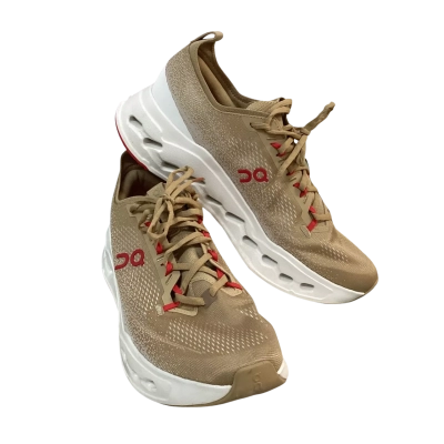 On Mens Size 13 Sneakers Gold 
