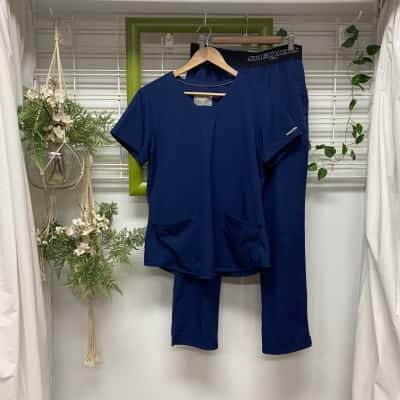 Skechers Womens  Size M Blue Scrubs