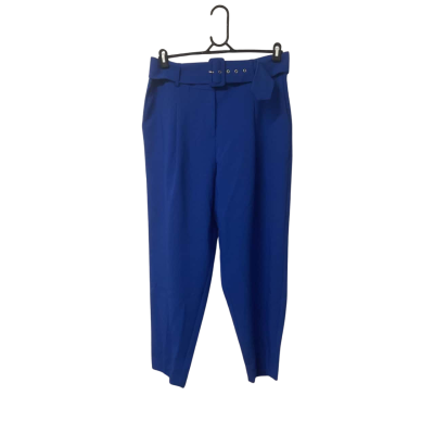 Womens Portmans  Size 16 Flared Pants Blue With Belt