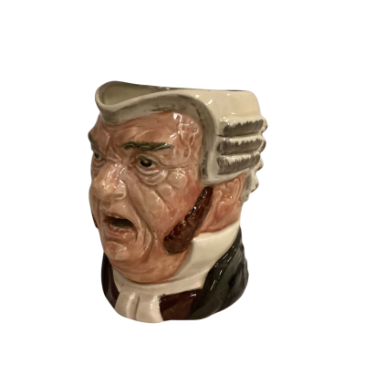 Vintage RoyalDoulton “The Judge” Miniature Toby Mug