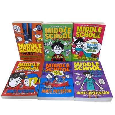 Middle School Book Series x6