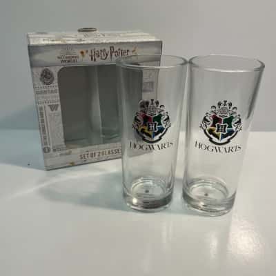 Harry Potter - Hogwarts - 2 x glassware set