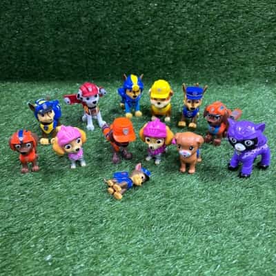 Paw Patrol Pup Figurines x 10 (Lot 2)