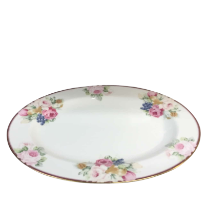 Mikasa Rose Floral Plate Approx 40 x 30cm
