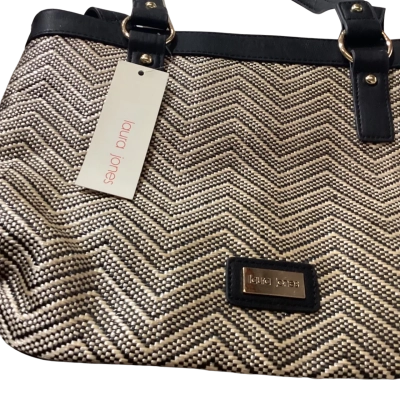 Laura Jones Womens Handbag Black  / Natural 