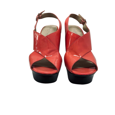 Zoe Wittner ‘Jacinta’ Pink Patent Platform Heels – Size 39, Boxed! #WittnerHeels #BoldInPink #StatementShoes