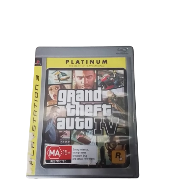 Grand theft auto iv ps3