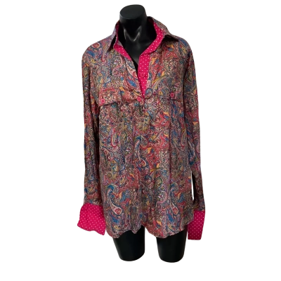  Womens  Size 12 Blouse Multicoloured / Pattern 
