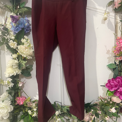Laura Ashley  Size 6/8 Maroon trousers
