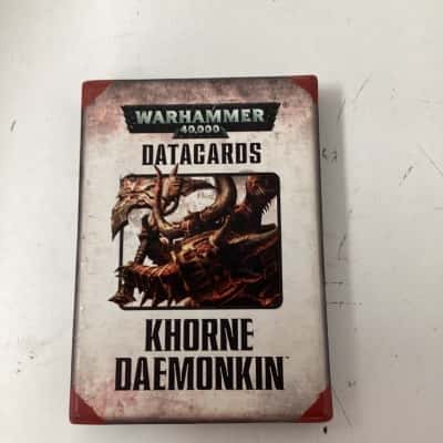 warhammer 40,000- data cards 