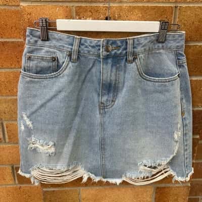 Rusty Womens  Size 10 Denim Skirt / Mini Skirt 
