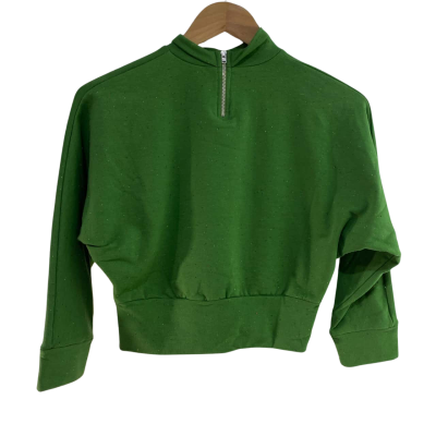 Freddies of Pinewood Cropped Zip Sweater - Made in the UK 