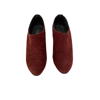  Womens  "Pure Illusion" Size 38 Maroon / Red Wedge Heel Shoes