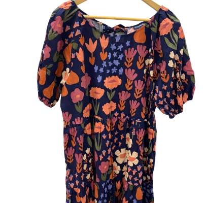 Princess Highway Womens  Size 16 Short Sleeve Dress  Blue / Pattern / Purple 