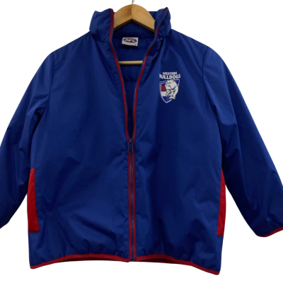 AFL Western Bulldogs Kids Size 6 Blue / Red / White 