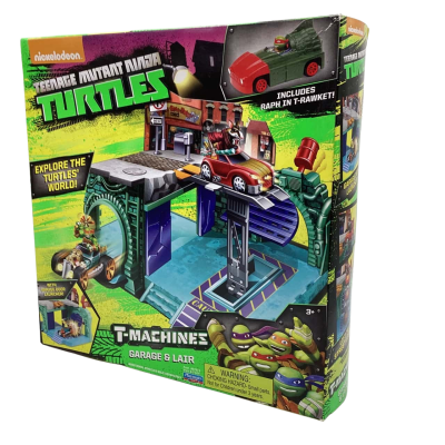 2014 TMNT Brand New in SEALED Box T Machines Garage & Lair