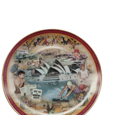 The Centerany Of Federation Plate