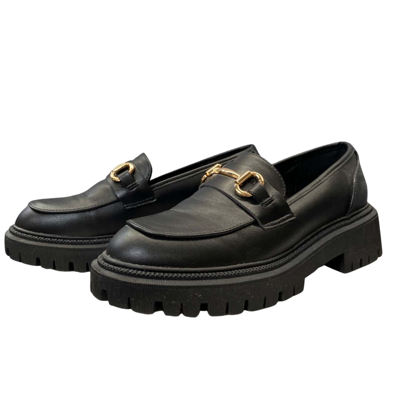 Women's Therapy Size 8 Black 'Extra' Chunky Loafers