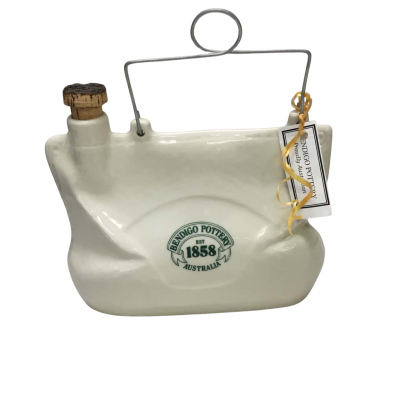 Bendigo Pottery Ceramic Water Bag With Cork - BNWT