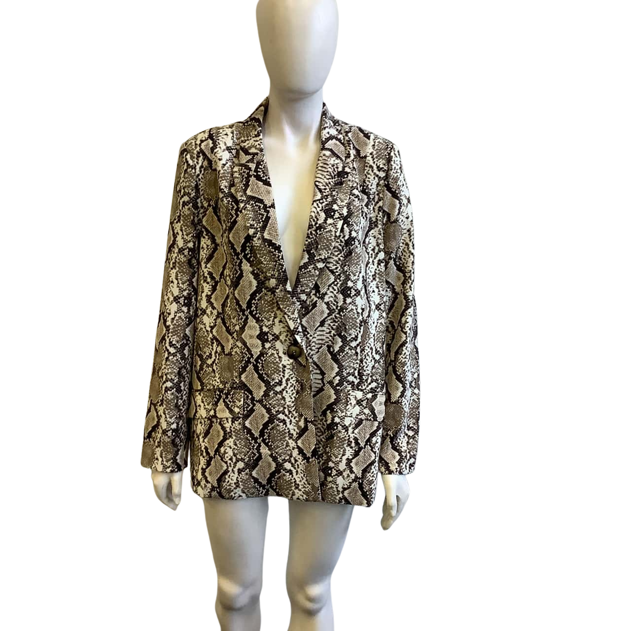 BNWT Suzannegrae Women s Size 16 Blazer Animal Print s bnwt-suzannegrae-women-s-size-16-blazer-animal-print-s