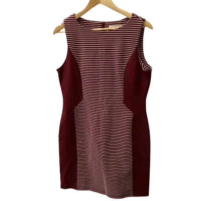 CLN Womens Casual Dress Maroon / White K