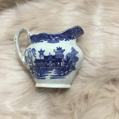 Burleigh Ware Milk Jug Blue Willow