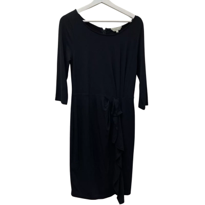 Veronika Maine Womens 3/4 Sleeve MIDI Dress Black - size 12  