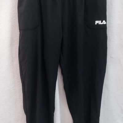 Fila Womens  Size 12 Ankle Length/ Track Pants Black  