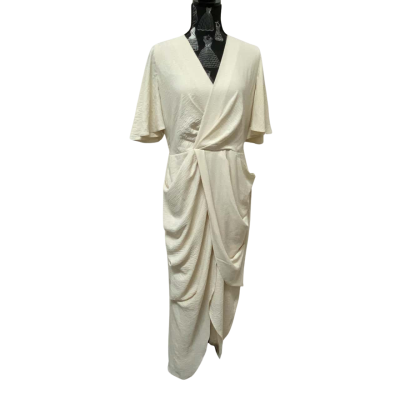 City Chic Womens  Size XXS Maxi Dress Cream BNWT